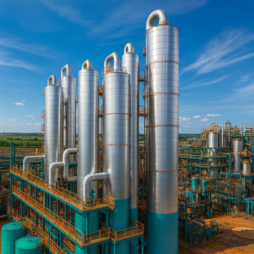 Equipe da Ferriso em solução de isolamento térmico industrial